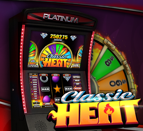 Classic Heat logo with screenshot of game.