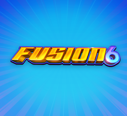 Fusion 6 logo on stylized background