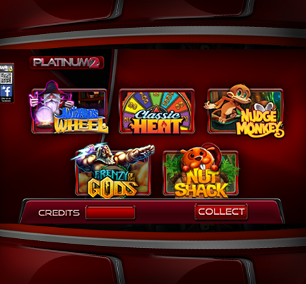 screenshot of included games on stylized background
