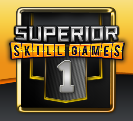 Superior Skill Games 1 logo on stylized background