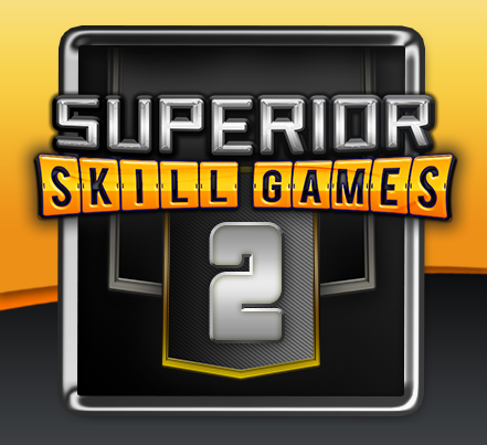 Superior Skill Games 2 logo on stylized background