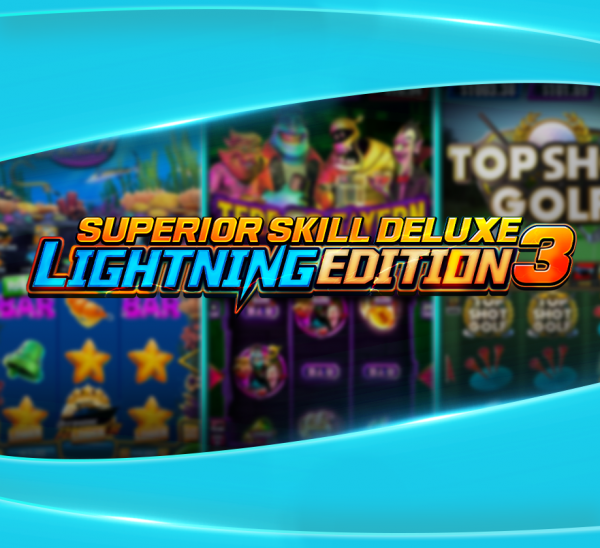 Superior Skill Deluxe 3 logo on stylized background